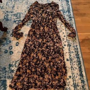 Floral printed midi dress, never worn